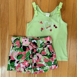 Gymboree Vintage Palm Beach Paradise Outfit Size 6/7